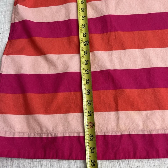 Olivia James The Label Bellini Stripe Louise Dress,Puff Sleeve,Preppy Sz L India - Picture 10 of 11